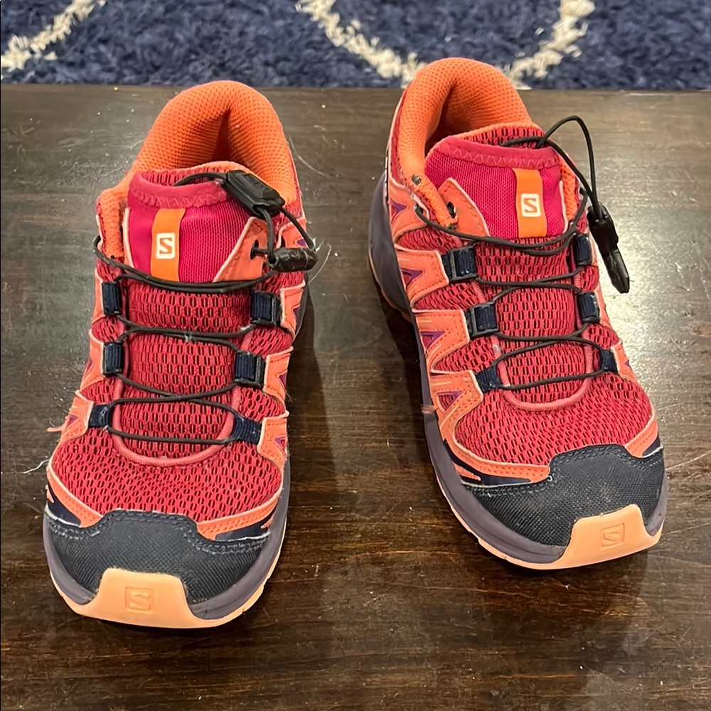 Salomon Kids' Pink and Orange Trail Shoes